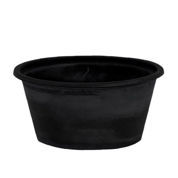 SOUFFLE CUP 2 OZ BLACK BIODEGRADABLE Y COMPOSTABLE