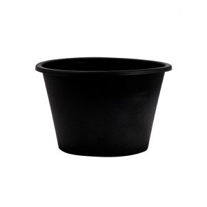 SOUFFLE CUP 4 OZ BLACK BIODEGRADABLE