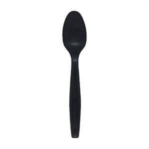 CUCHARA ESTÁNDAR BLACK BIODEGRADABLE