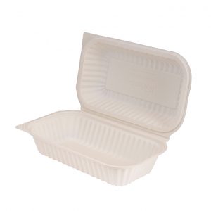 CLAMSHELL 22 OZ (BAGUETTE) BIODEGRADABLE