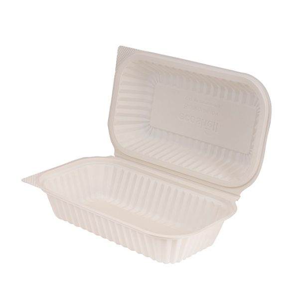 CLAMSHELL 22 OZ (BAGUETTE) BIODEGRADABLE