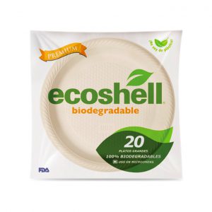 PLATO GRANDE RETAIL BIODEGRADABLE Y COMPOSTABLE