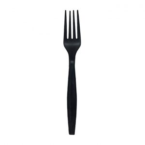 TENEDOR JUMBO BLACK A GRANEL BIODEGRADABLE