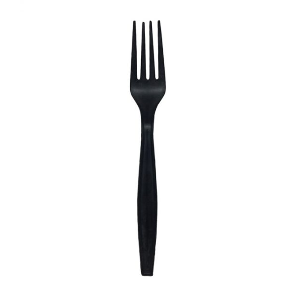 TENEDOR JUMBO BLACK A GRANEL BIODEGRADABLE