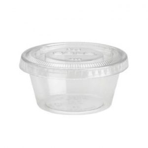 SOUFFLE CUP TRANSPARENTE 2 OZ BIODEGRADABLE Y COMPOSTABLE
