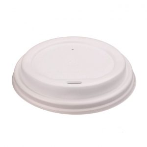 TAPA VASO PARA CAFÉ 8 OZ RETAIL COMPOSTABLE